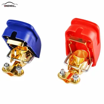 

2pcs 12V Quick Release Battery Car Battery Terminal Connector Battery pair Car Battery Terminal Pile Head Connector