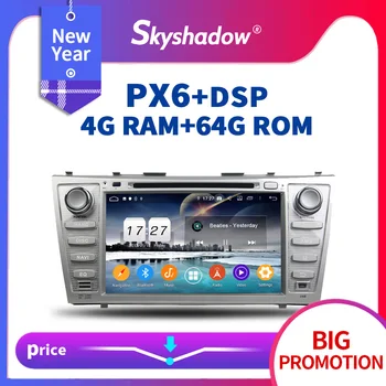 

PX6 Car DVD Player DSP IPS Android 9.0 4G + 64G Wifi Bluetooth 5.0 RDS Auto RADIO GPS Google Map For Toyota CAMRY 2007 2008-2011