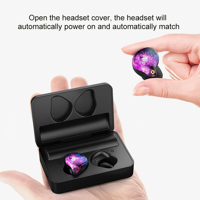 Touch TWS 5,0 Bluetooth 9D стерео наушники, беспроводные наушники IPX7, водонепроницаемые наушники, спортивные наушники с внешним аккумулятором 3600 мАч