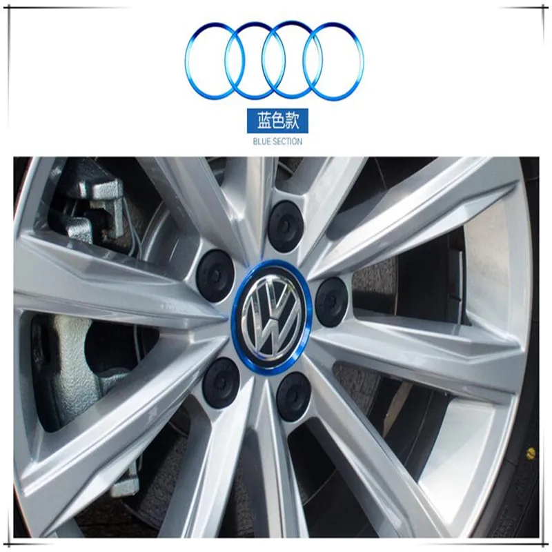 Стикер для стайлинга автомобиля HO Volkswagen VW Golf 4 5 6 металлическая ступица из