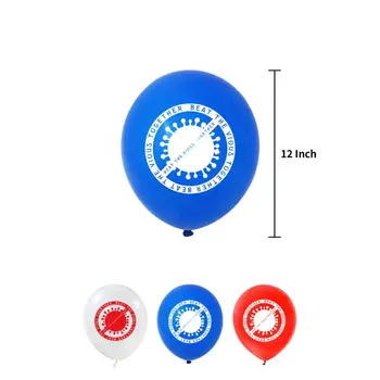 

Beat Viruses Together Birthday Party Decorations Against Viruses Party Supplies 72XF