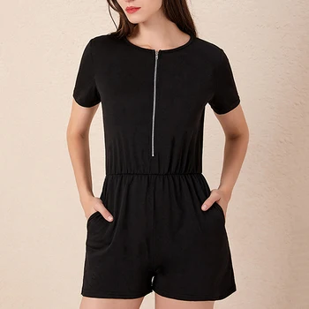 

Women Short Sleeves Rompers Ladies Playsuits Sexy Short Jumpsuits Summer Casual Loose Overalls 2020 New