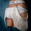 2022 New Vintage Tassel Boho Fringe Wide Belt for Women Personality Leather Bondage Straps Waist Ladies Garter Accessories ► Photo 3/6