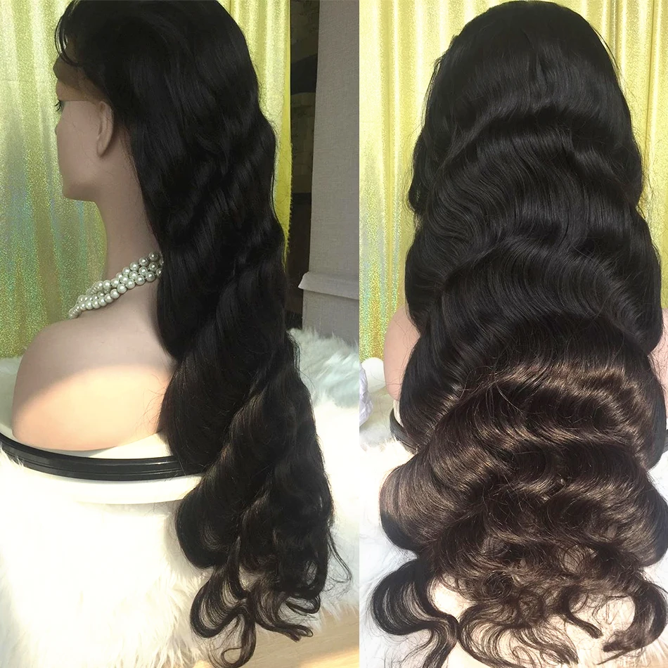 Rosabeauty, 28, 30 дюймов, 13x6, парики из натуральных волос на кружеве, 150% плотность, бразильский Волнистый фронтальный парик, предварительно выщипанный с детскими волосами