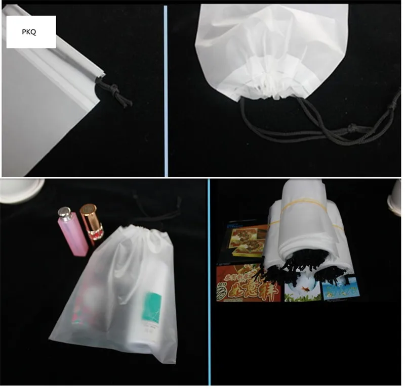 

10pcs Portable Drawstring Storage Bags Travel Luggage Partition Storage Bags for Clothes Cosmetic Packing Organizer 16*20cm
