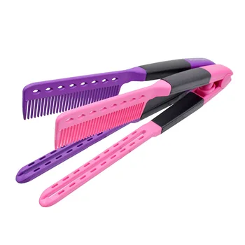 

Foldable Comb Hair Straightening Comb Hair Strightening Brush Hair Curling Straightening Comb Professional Styling Tools
