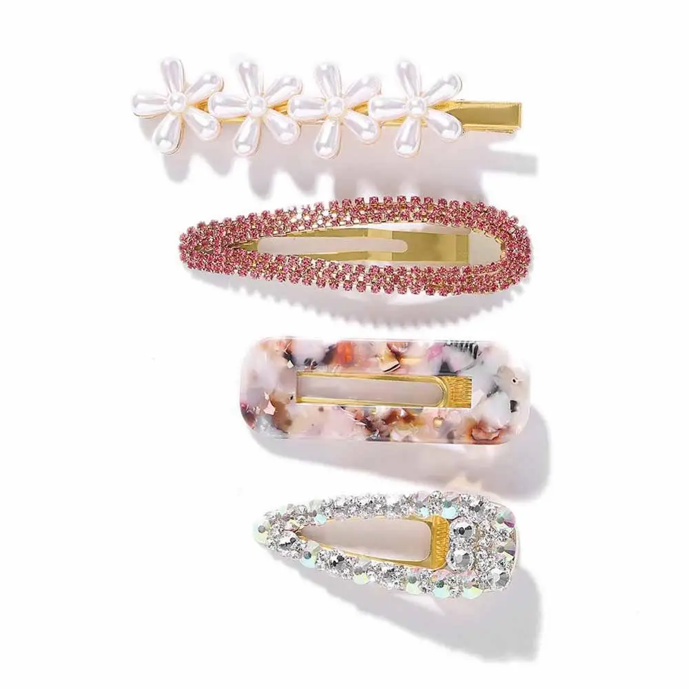 Best lady Trendy Hair Pins Sets For Women Wedding Korean Simulated Pearls Girls Party Bohemian Headwear Gifts Hair Accessories - Цвет: 32