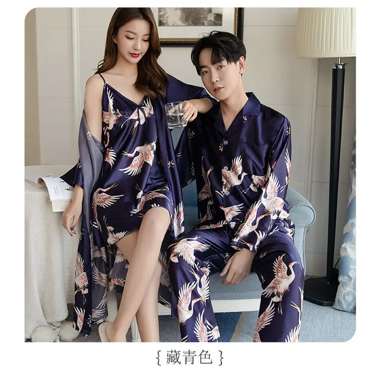 cotton pjs Men Male Comfortable Pyjamas Plus Size XXXL 4XL Long Sleeve Casual Home Wear Autumn Silk Boy Pajama Sets Leisure Sleepwear Set mens pjs