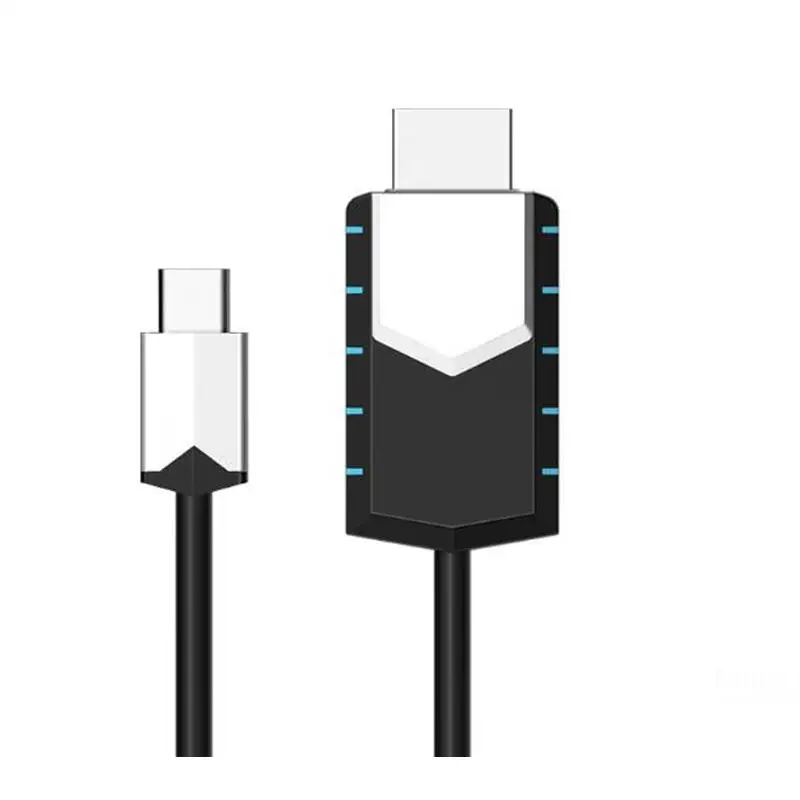 Кабель type-C к HDMI 4K USB C к HDMI usb type C HDMI HD tv адаптер подключения сотового телефона к телевизору проектор телевидения для Macbook 13