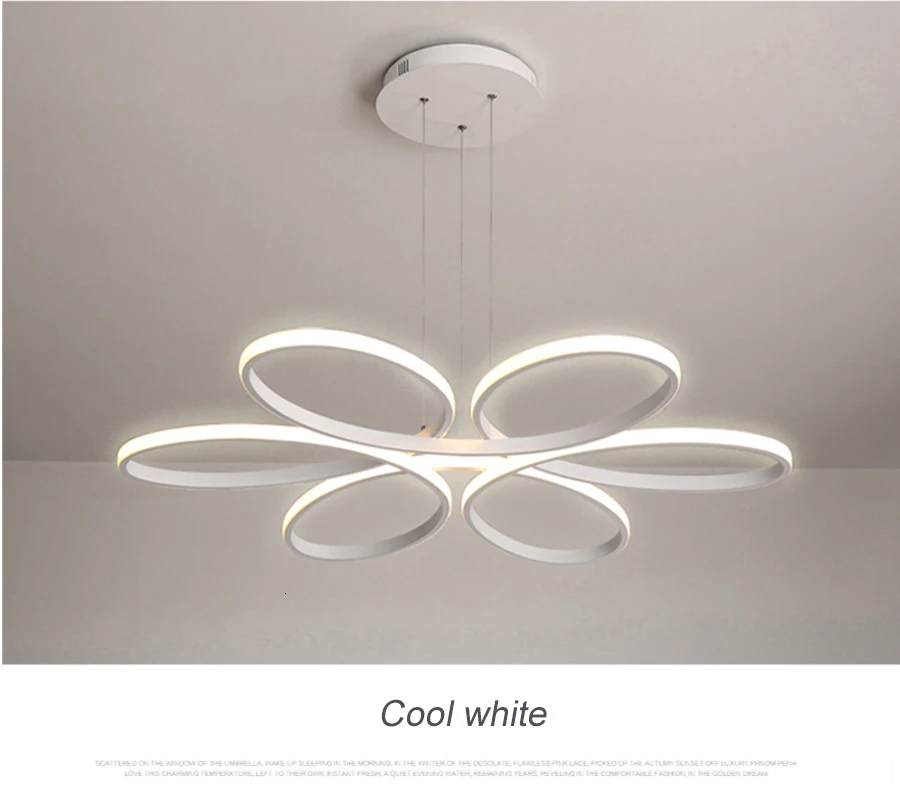 Modern led chandelier lighting for living room bedroom dining room indoor home lustre chandelier lamp AC90v-260v lampadario