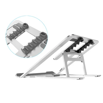 

Laptop Bracket Holder Stand Foldable Adjustable Portable Silicone Anti-slip for Home Office VH99