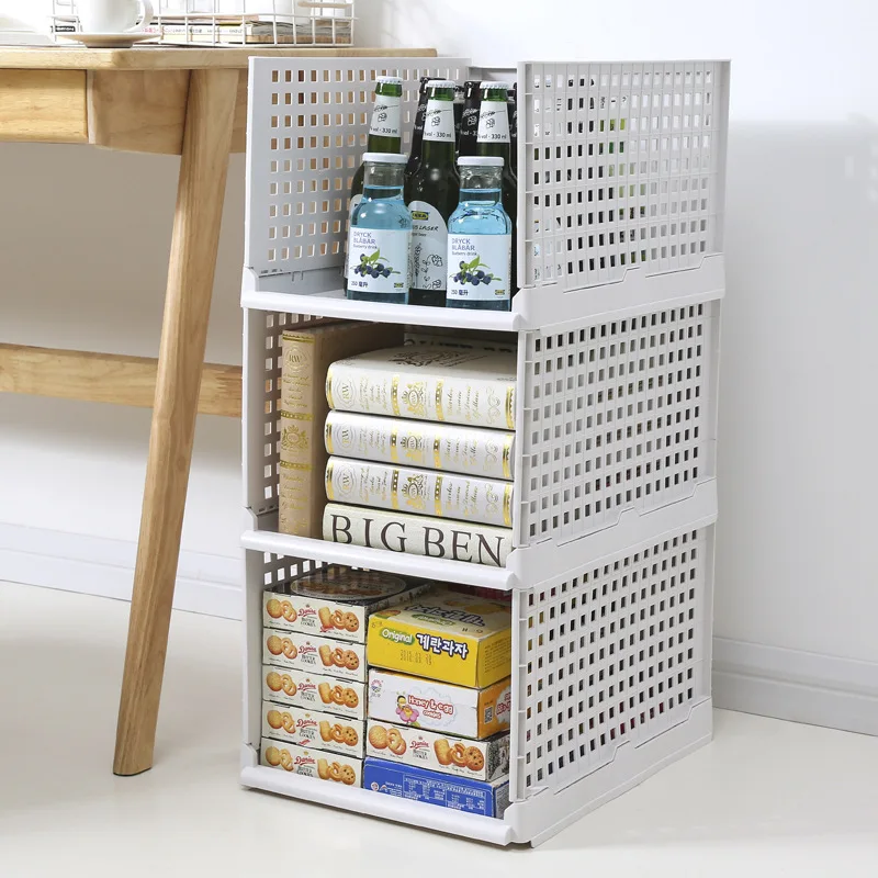 

Assembly Type Collapsible Storage Shelf Japanese Style Wardrobe Clothes Organizing Frame Multilayer Stackable And Storage