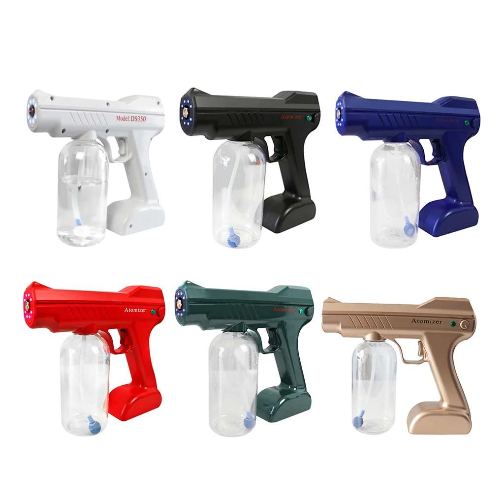 

Electric Handheld Blue Light Nano Mist Sprayer Spray Gun, Fast Fog, Large Fog Volume, Spray Distance can Reach 2-2.5 Meters
