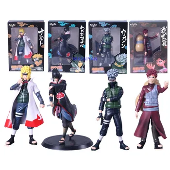 

Naruto Action Figures Hatake Kakashi Uchiha Sasuke Anime Gaara Namikaze Minato Figurine Shippuden Model Toys PVC Collector Doll