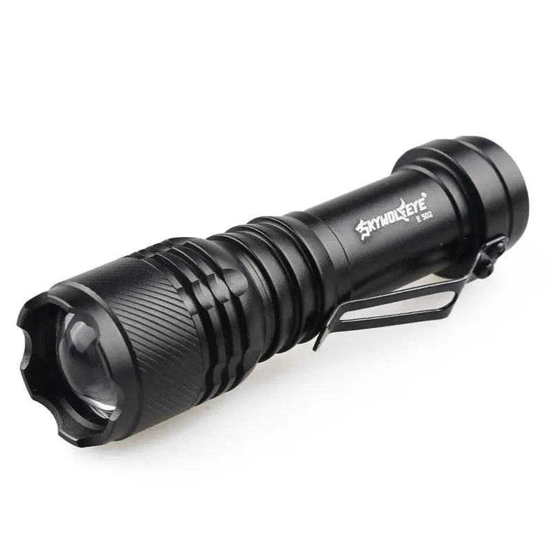 SKYWOLFEYE 2000LM CREE Q5 AA/14500 3 режима масштабируемый светодиодный фонарик Супер Открытый Дорожный светильник фонарик#2A09