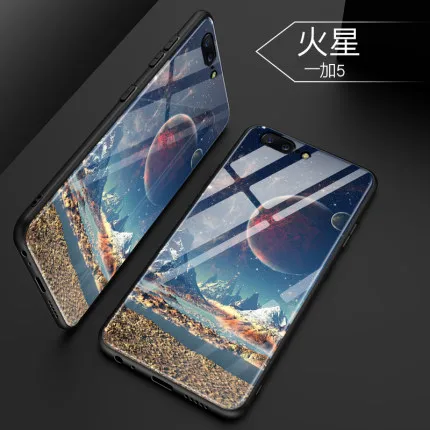Чехол из закаленного стекла для oneplus 5 A5000, чехол, мягкая силиконовая рамка, Жесткий Чехол для oneplus 5 1+ 5, чехол oneplus 5, чехол s, чехол для телефона - Цвет: A6