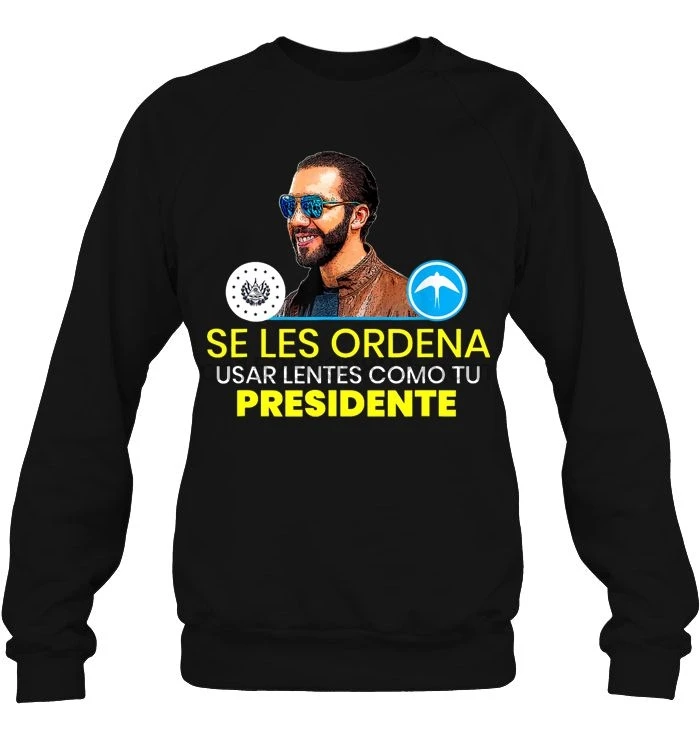 Мужская толстовка Se Les Ordena Usar Lentes Como Tu Presidente женская уличная одежда |