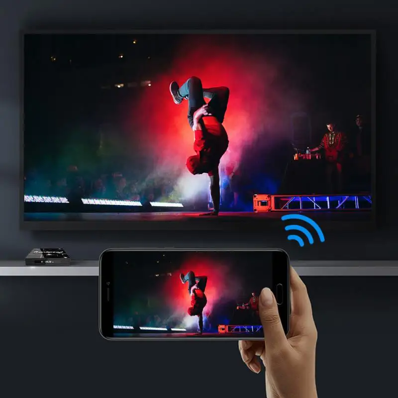 ТВ приставка с поддержкой Android 9 0 Wi Fi 4 + 64 ГБ|ТВ-приставки и медиаплееры| |