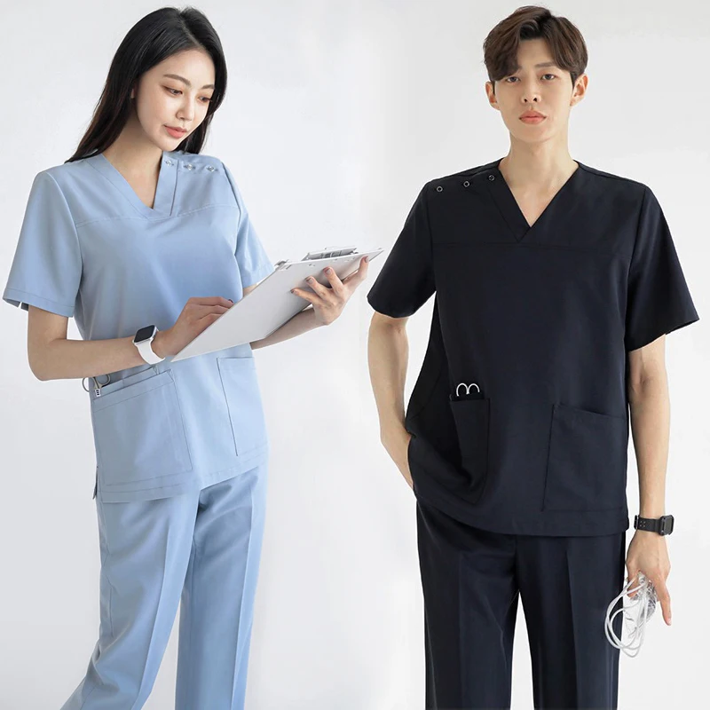 Plastic surgery hospital nurses wear two sets of female Korean version of surgical clothing pet hospital uniforms