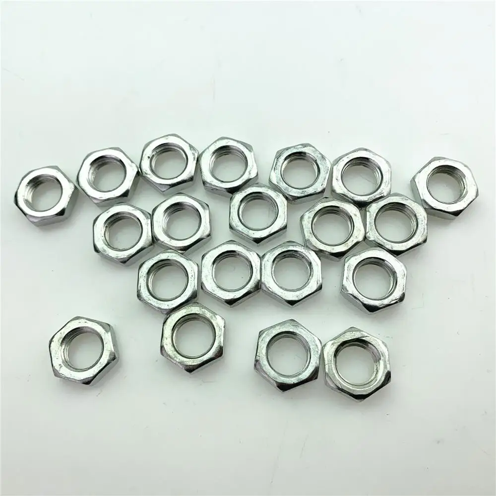 Galvanized hexagon thin nut GB6172 thin nut outer hexagon screw cap