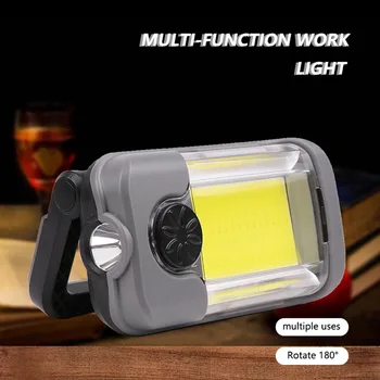 

Portable Led Work Spotlight Multifunctional XPG+COB LED USB Rechargeable Outdoor Camping Adventure Inspection Torch Flashlight