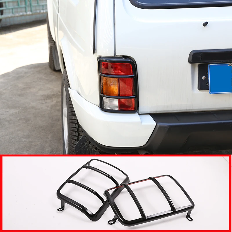 Car Accessorie Interior Rear Tail Lamp Protector Frame Trim For Lada Niva Cover Aluminum Alloy 2Pcs | Автомобили и мотоциклы
