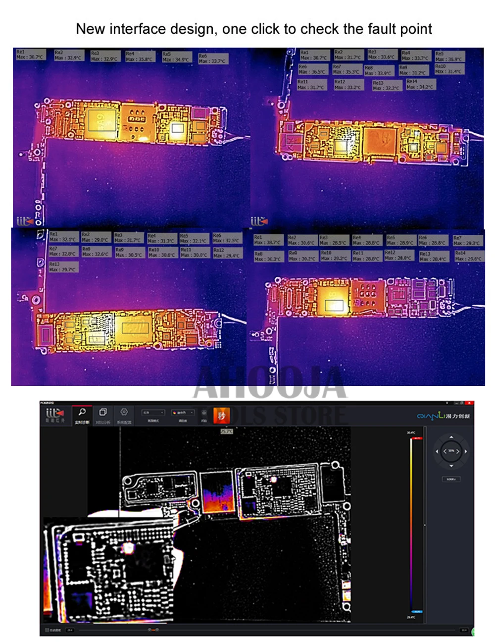 Qianli телефон материнская плата диагностический инструмент PCB Быстрый сбой диагностический инструмент для ремонта samsung iPhone