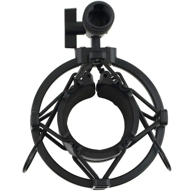 Universal 3KG Bearable Load Mic Microphone Shock Mount Clip Holder Stand Radio Studio Sound Recording Bracket Black Professional |