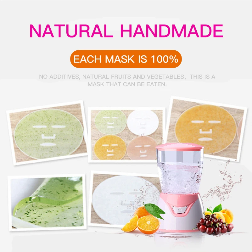Automatic Face Mask Machine DIY Fruit Natural Collagen Facial Masks Maker Therapy Face Mask Machine Beauty 2