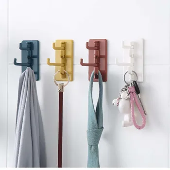 

Kitchen Wall Hanging Hook Up Strong Self Adhesive Door Hangers Bathroom Heavy Load Rack Cup Sucker No Trace Storage Towel Racks