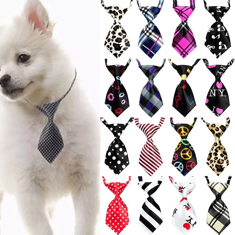 10 шт Pet Cat галстук-бабочка для собаки аксессуары для ухода смешанные цвета регулируемый щенок собака галстук-бабочка собака аксессуары для