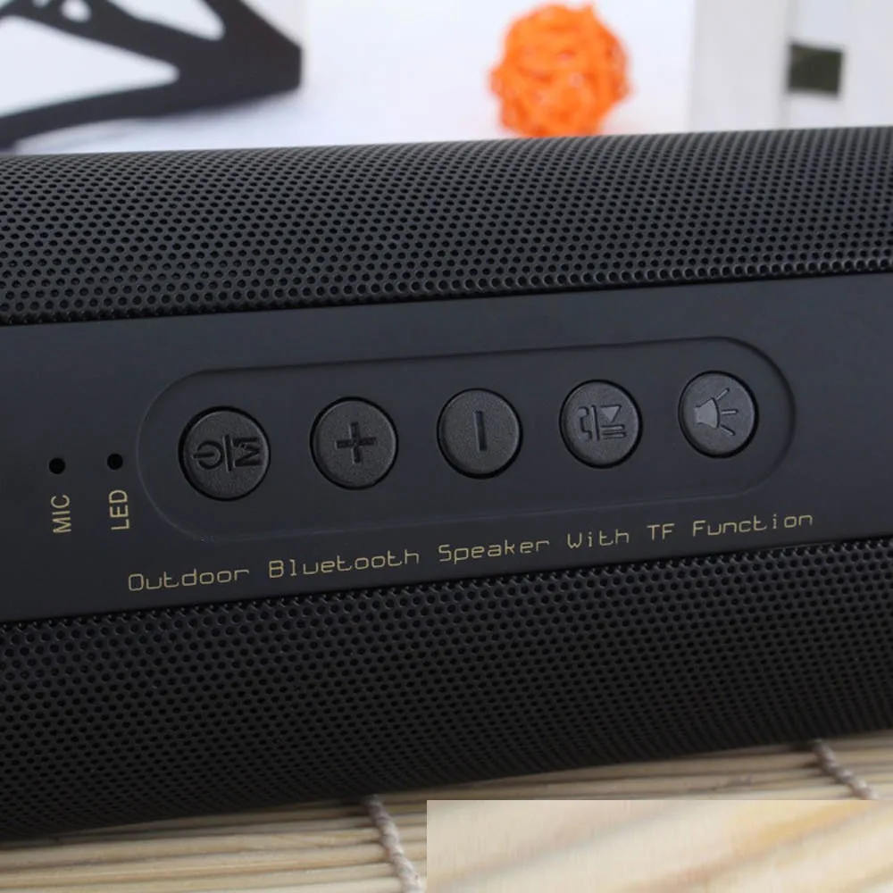 Водонепроницаемый Открытый Колонка динамик беспроводной Bluetooth динамик сабвуфер звук Поддержка FM радио TF Mp3 плеер мобильный телефон