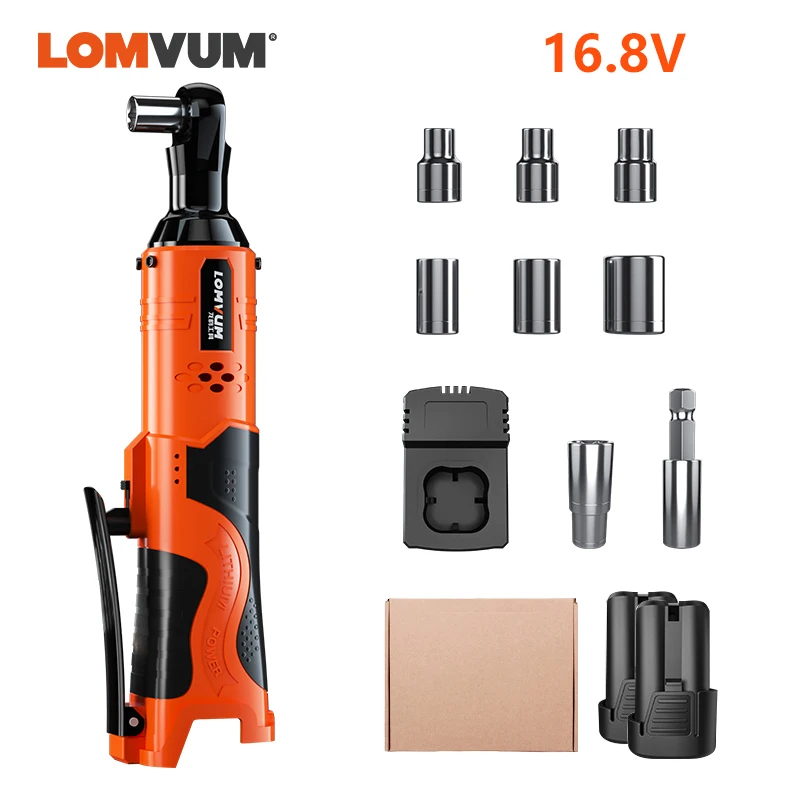 LOMVUM 16 8 в электрический ключ с трещоткой 50 Н. М Электрический беспроводной 110/220 В