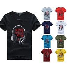 

Men's Casual Round Neck Cotton Short Sleeve Summer New Fashion Geometry Design Mens T-shirt Loose Print T-shirts Polyester Blend