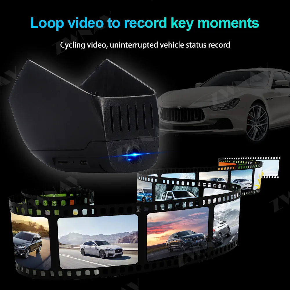 Скрытый HD рекордер для вождения, предназначенный для Land Rover Evoque/Discovery 5 DVR Dash cam Автомобильная фронтальная камера WIfi