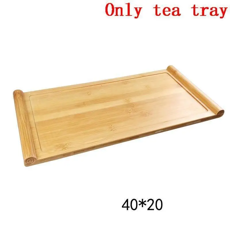 Настольный контейнер Bandeja High De Te Chino, Китайский сервиз, набор, бамбуковый поднос, китайский поднос для кунг-фу - Цвет: Version S