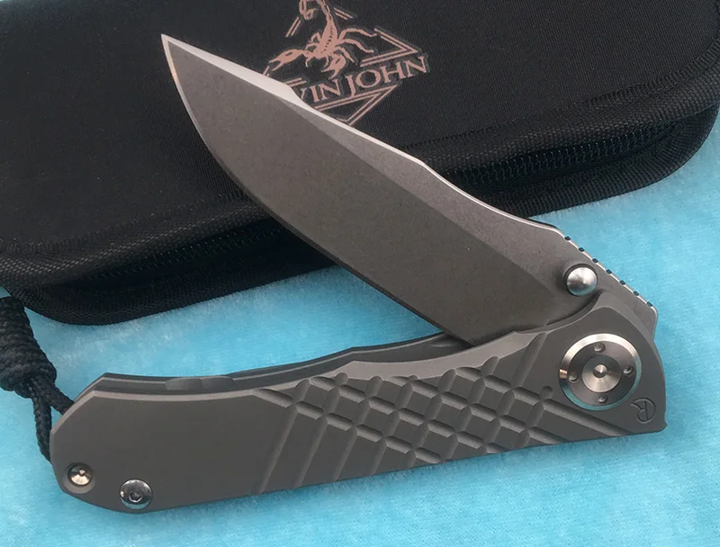Kevin John CR Umnumzaan складной нож m390 лезвие titanium ручка Отдых Охота Выживание Карманный Кухня фрукты Ножи EDC инструменты