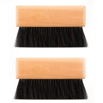 

2 Coffee Bar Cleaning Brushes, Natural Ponytail Brush Head Cleaning Brushes, Cleaning Bar Brushes