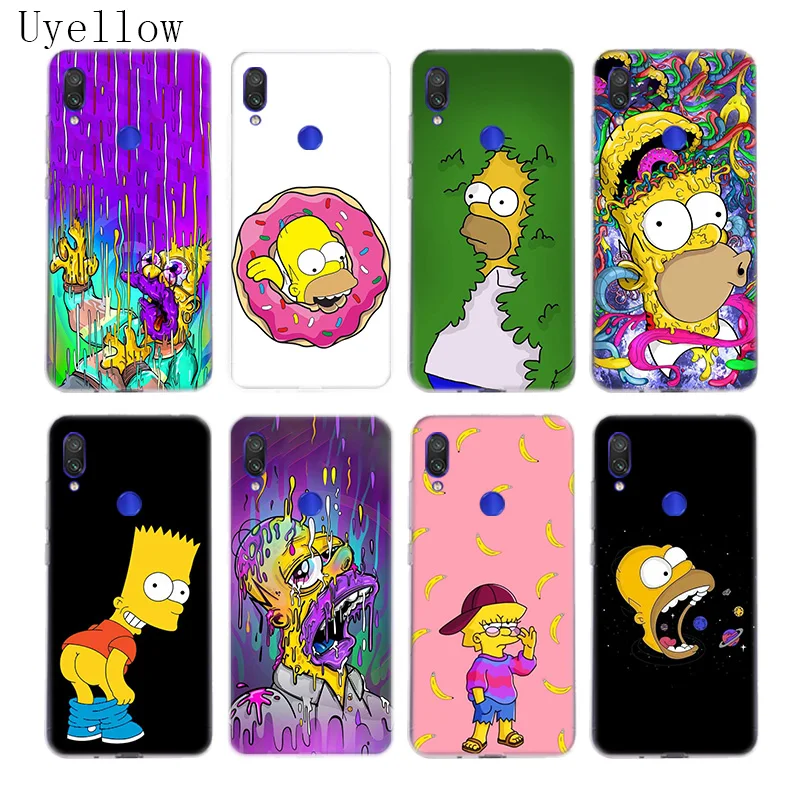 Силиконовый чехол Homer J. Simpson для Xiaomi Redmi Note 8 7 6 5 4 Pro 7A S2 6A 5A 4A 4X Plus задняя крышка из