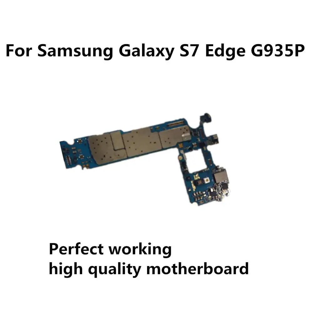 Б/у оригинальная материнская плата для Samsung Galaxy S7 Edge G935P разблокированная