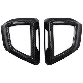 

Interior Front Side Air Condition Vent Outlet Cover Trim for Subaru Crosstrek 2018 2019 Carbon Fiber 2-Pc