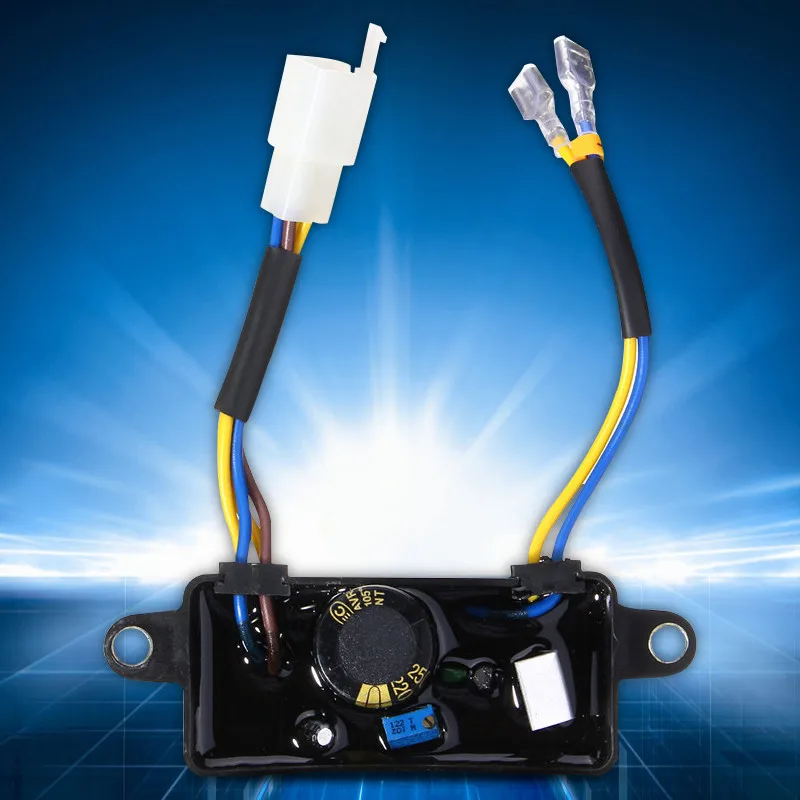 Лучшая цена AC 250V AVR Автоматический регулятор напряжения Выпрямитель 2-3KW однофазный бензиновый генератор