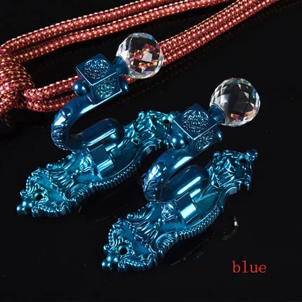 blue 2 шт./компл. модная Высококачественная обувь крючки для штор Бронзовый дисплей вешалка настенная шторка на крючках украшения Аксессуары - Цвет: blue