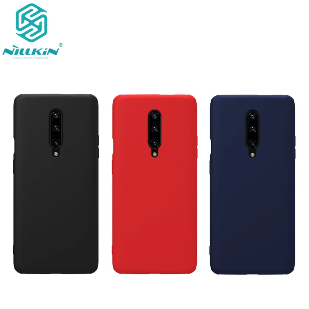 Nillkin прорезиненный ТПУ чехол для oneplus 7 Pro Чехол резиновый на резьбе жидкий силиконовый мягкий сенсорный чехол для oneplus 7 pro