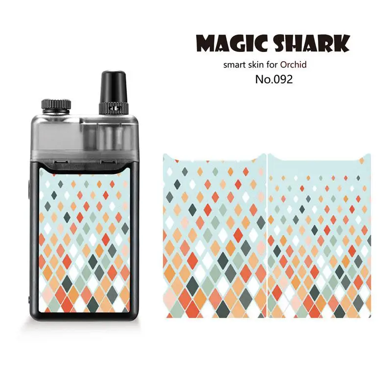 Magic Shark 2.5D Модный цветочный Рисунок лист клен лягушка ухабистый чехол наклейка пленка для кожи для орхидеи 091-100 - Цвет: 092