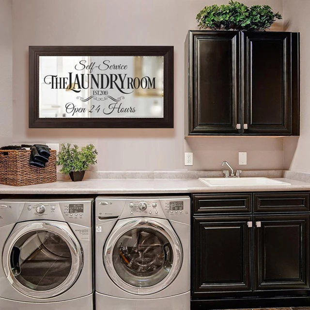 Modern Laundry Room Signs