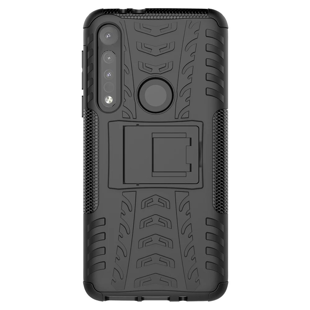 Для Motorola MOTO One Macro E6 G8 Plus G8 E6 Play чехол Гибридный противоударный армированный ТПУ+ PC чехол-подставка для телефона для MOTO E6 Plus чехол