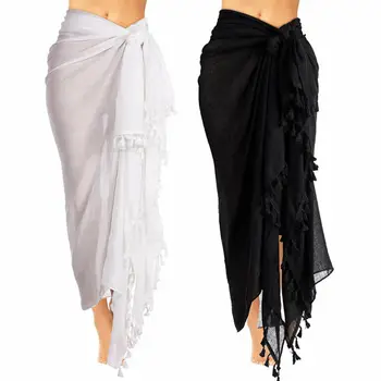 

Summer Sexy Beach Skirts Women Beach Wear Sexy Sling Beach Sarong Bikini Cover-Ups Wrap Skirts Towel Women Open-Back Bath Wear
