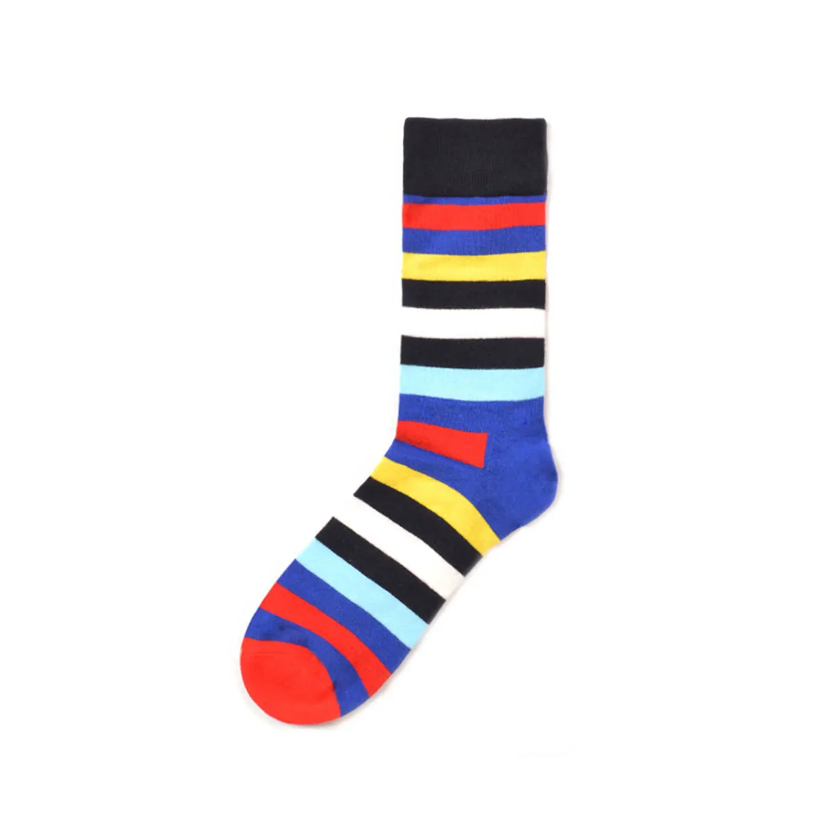 stripes socks 4 Забавные мужские хлопковые носки, узор в горошек, в полоску, короткие носки, свадебные, брендовые, Harakuju, Зимний Рождественский подарок для мужчин, одежда в стиле хип-хоп ins - Цвет: stripes socks 4