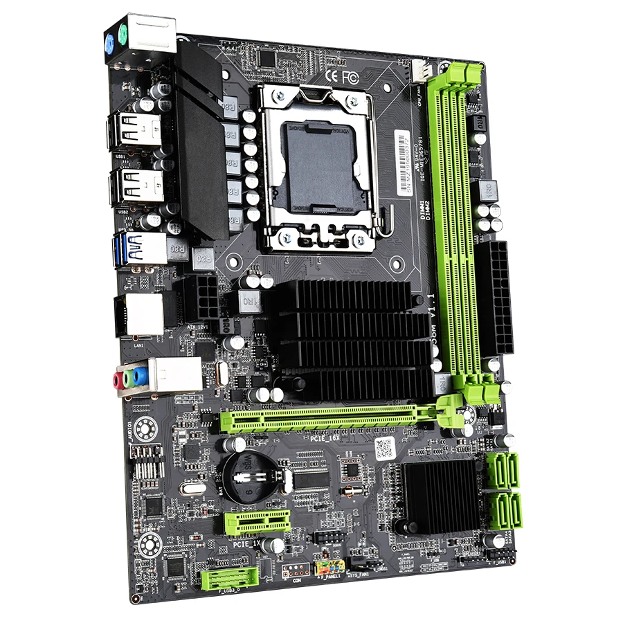 Kllisre X58 LGA 1366 материнская плата поддерживает серверную память REG ECC и процессор xeon